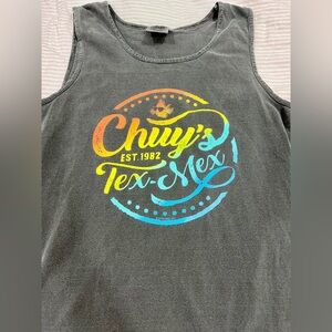 Comfort Colors Charcoal Tank Top with Vibrant Logo